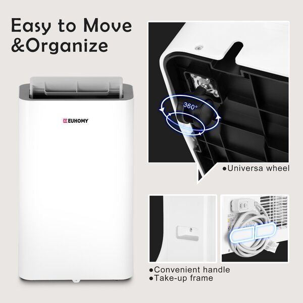 Euhomy Btu Portable Air Conditioner For Square Feet With Remote Included Reviews